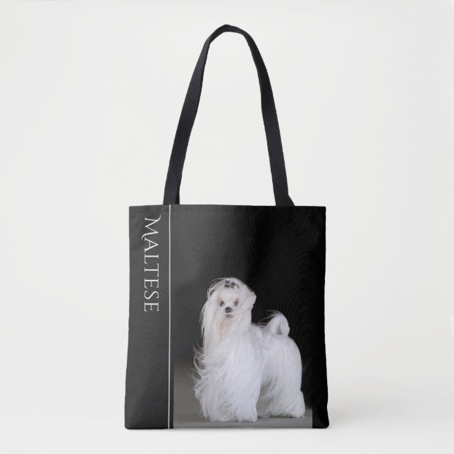 Tote Bag Chien maltais (Devant)