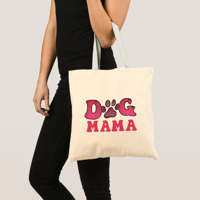 Tote Bag Chien Mama-Pet-Funny (Devant (produit))