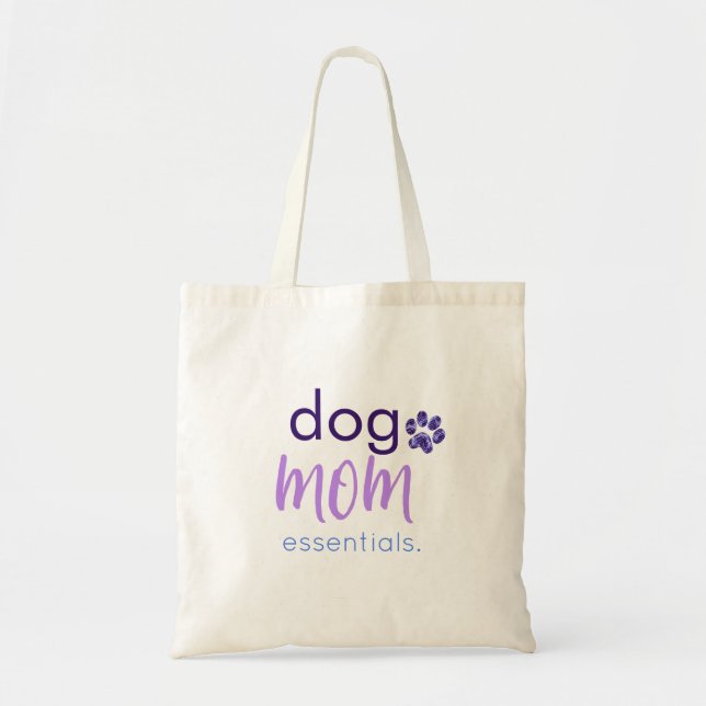 Tote Bag chien maman essentiel SIMPLE MODERNE ZEBRA (Devant)