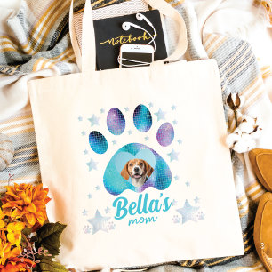 Tote Bag Chien Maman Paw Photo personnalisée