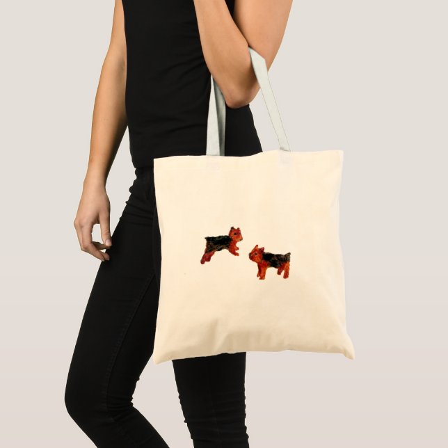 Tote Bag Chien mignon Art Chien Terrier Chiens (Devant (produit))