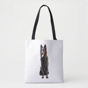 Tote Bag Chien noir berger allemand