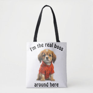 Tote Bag Chien photo de animal de compagnie personnalisé