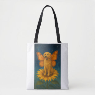 Tote Bag Chien poilu Golden Retriever