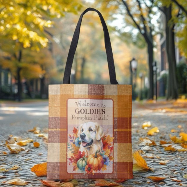Tote Bag Chien Retriever doré (Créateur téléchargé)