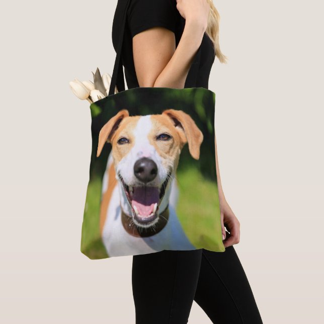 Tote Bag Chien riant des images | de Getty (De près)