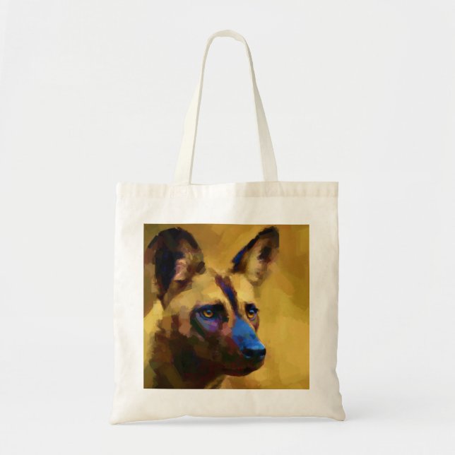 Tote Bag Chien sauvage africain (Devant)