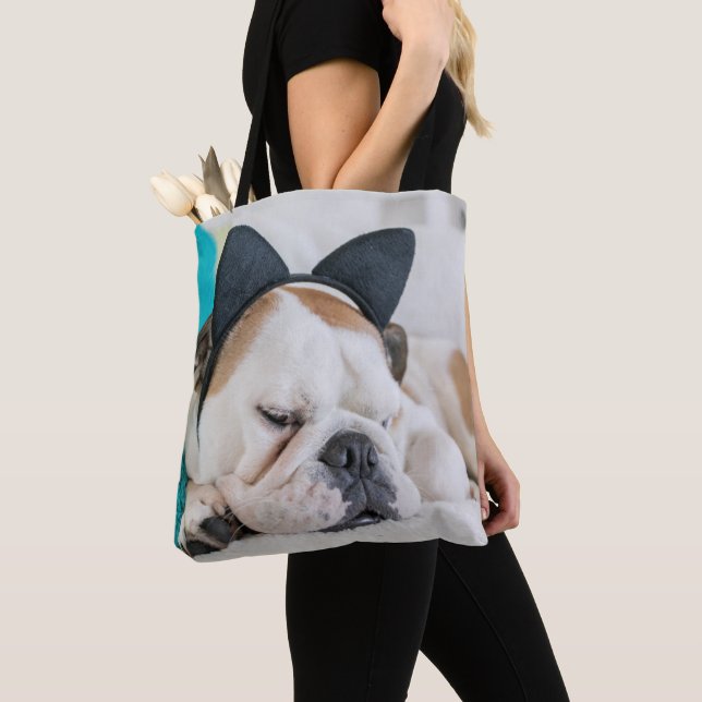 Tote Bag Chien somnolent des images | de Getty avec le (De près)