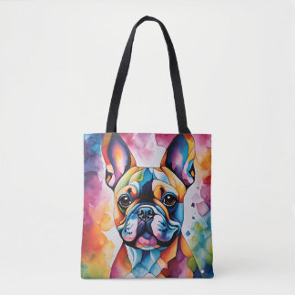 Tote Bag Chien-taureau français mignon "Frenchie" Fourre-to