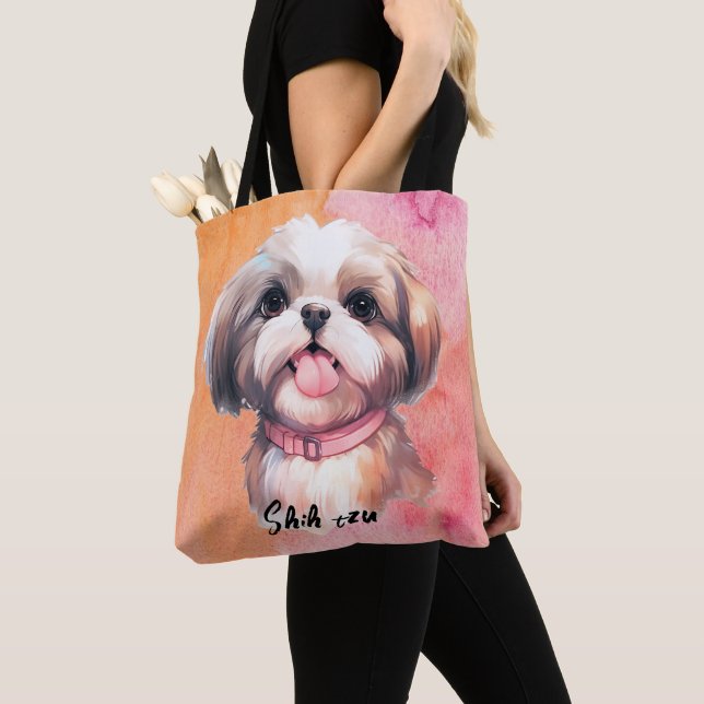 Tote Bag Chien tzu mignon (De près)