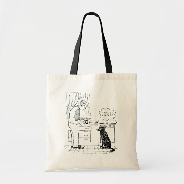 Tote Bag Chien vieillissant (Devant)
