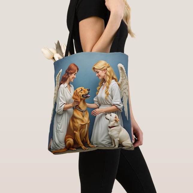 Tote Bag Chiens au Ciel (De près)