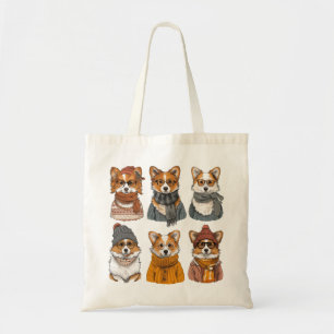 Tote Bag Chiens de Corgi gallois branchés