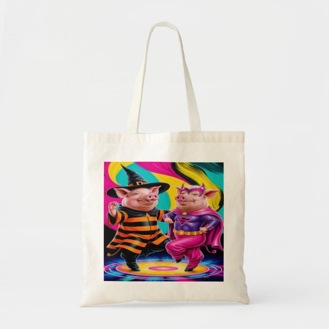 Tote Bag Chiens de danse (Devant)