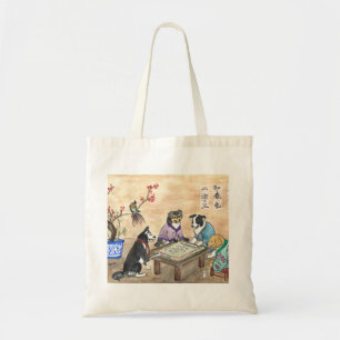 Tote Bag Chiens de Mahjong -