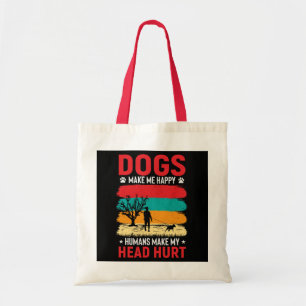 Tote Bag Chiens et Humours humains