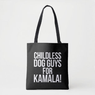 Tote Bag Chiens sans enfants pour Kamala 2024 Vote Harris