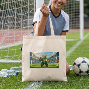 Tote Bag Chihuahua drôle de gardien de but de football