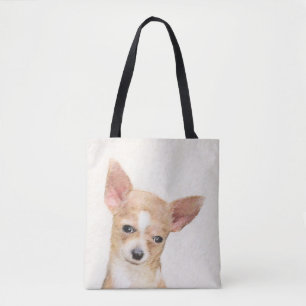 Tote Bag Chihuahua Peinture - Cute Original Chien Art