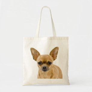 Tote Bag Chihuahua Tan Et Chien Chiot Blanc
