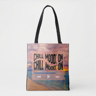 Tote Bag Chill Mood On Retro Beach Art