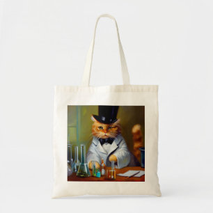 Tote Bag Chimiste de chat
