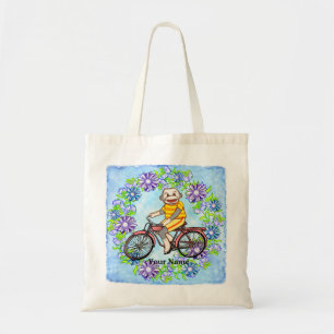 Tote Bag Chimpanzé en chaussette de vélo à pédales