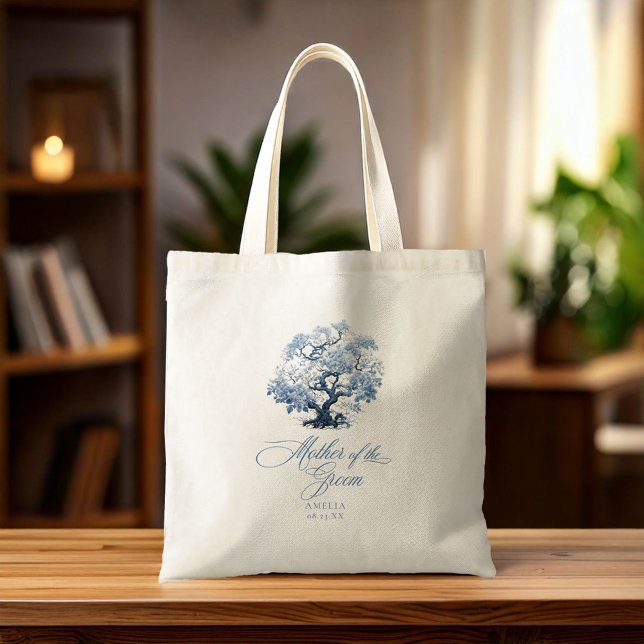 Tote Bag Chinoiserie Mariage Arbre Motif Mère Groom ID1094 (Créateur téléchargé)