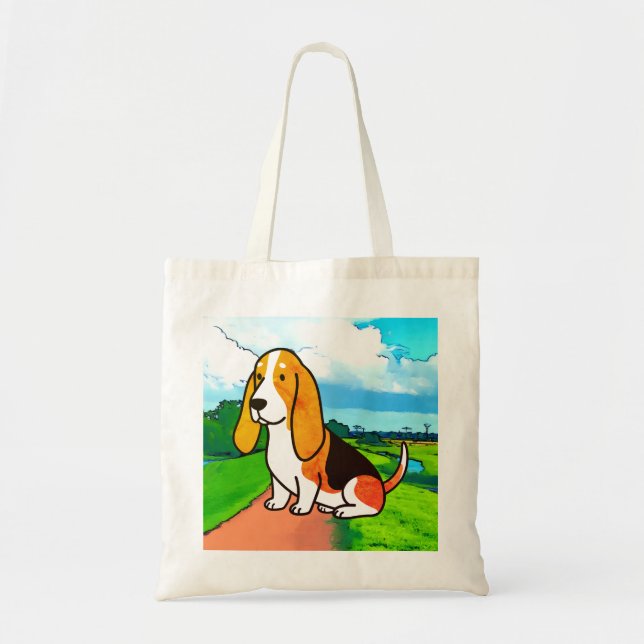 Tote Bag Chiot,Animal, animal de compagnie (Devant)