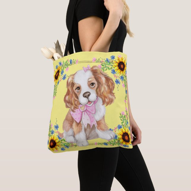 Tote Bag Chiot Cocker Spaniel (De près)