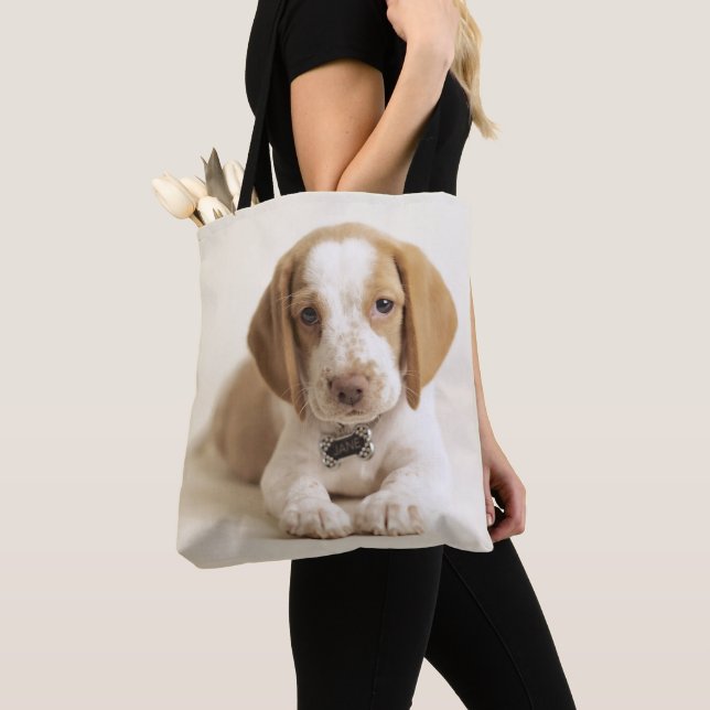 Tote Bag Chiot de beagle (De près)