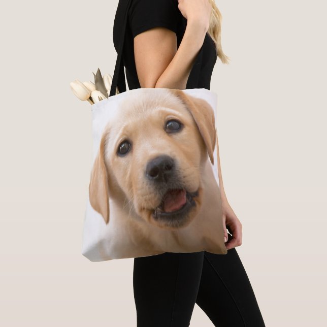 Tote Bag Chiot d'or de Labrador (De près)