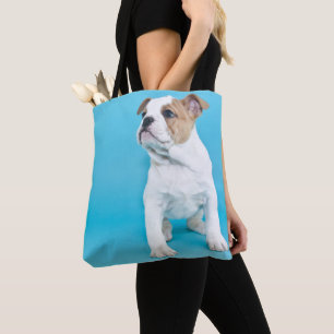 Tote Bag Chiot mignon de bouledogue