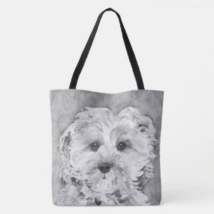 Tote Bag Chiot "Ollie" de Cavapoo.