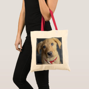 Tote Bag Chiot rouge de Fox Labrador