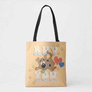 Tote Bag Chiot Scooby-Doo "Ruv You"