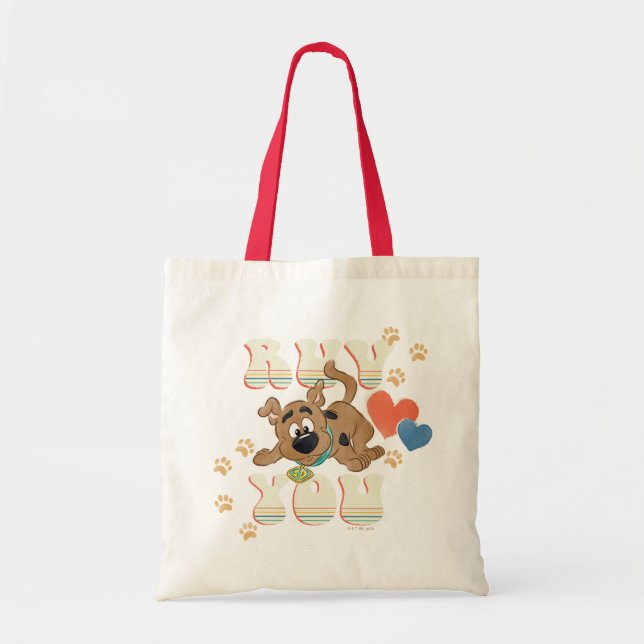 Tote Bag Chiot Scooby-Doo "Ruv You" (Devant)