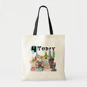 Tote Bag Chiots 4e anniversaire Bash Tshirts et cadeaux