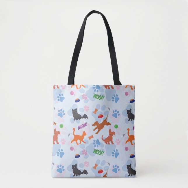 Tote Bag Chiots et chatons (Devant)