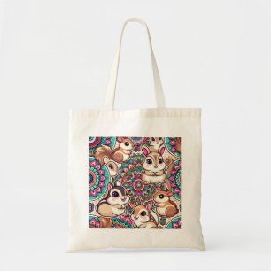 Tote Bag "ChipMunks & Cottontails"