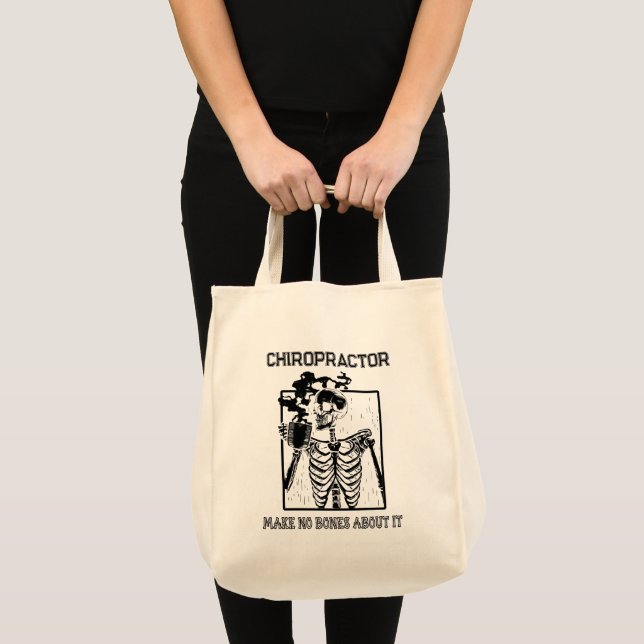 Tote Bag Chiropracteur Médicale de travail personnalisable  (Devant (produit))