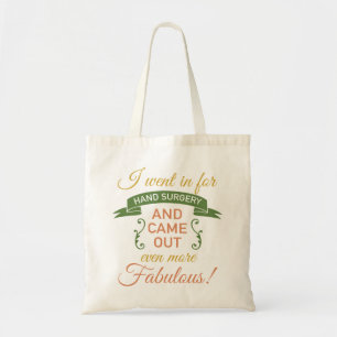 Tote Bag Chirurgie à la main Fabuleuse récupération (vert)