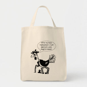 Tote Bag Chirurgie de remplacement de genou - citation