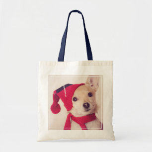 Tote Bag Chiwawa dans le casquette d'hiver