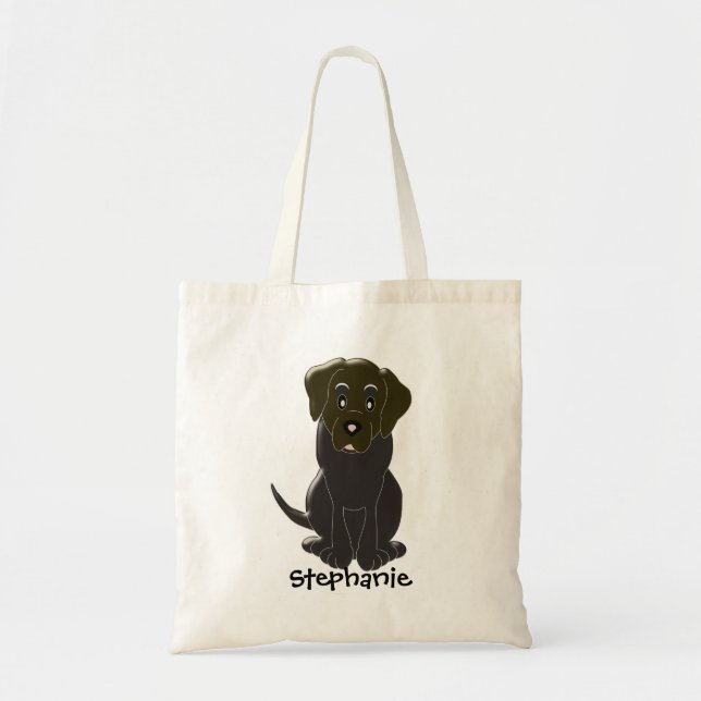 Tote Bag Choc Labrador Personnalisé (Devant)