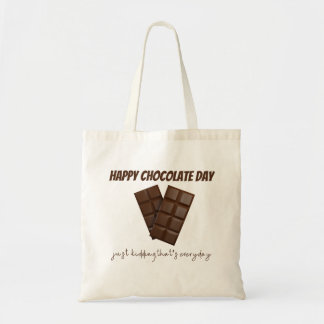 Tote Bag chocolat amant cadeau chocolat drôle Chocoholic