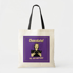 Tote Bag Chocolat : la taille compte