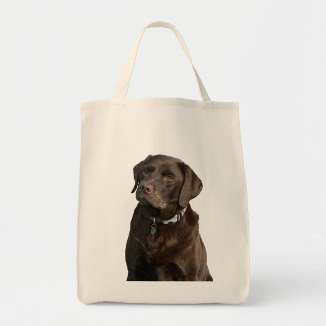 Tote Bag Chocolat Lab Chien Chien Chien Chien Chien Brown L (Devant)