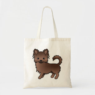 Tote Bag Chocolat long Chocolat Chihuahua mignon Dessin Car
