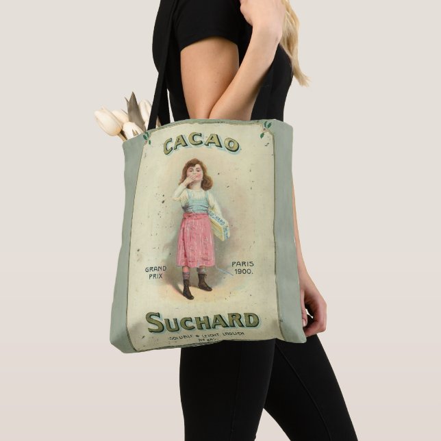 Tote Bag Chocolat victorien Kiss Girl Sucre (De près)